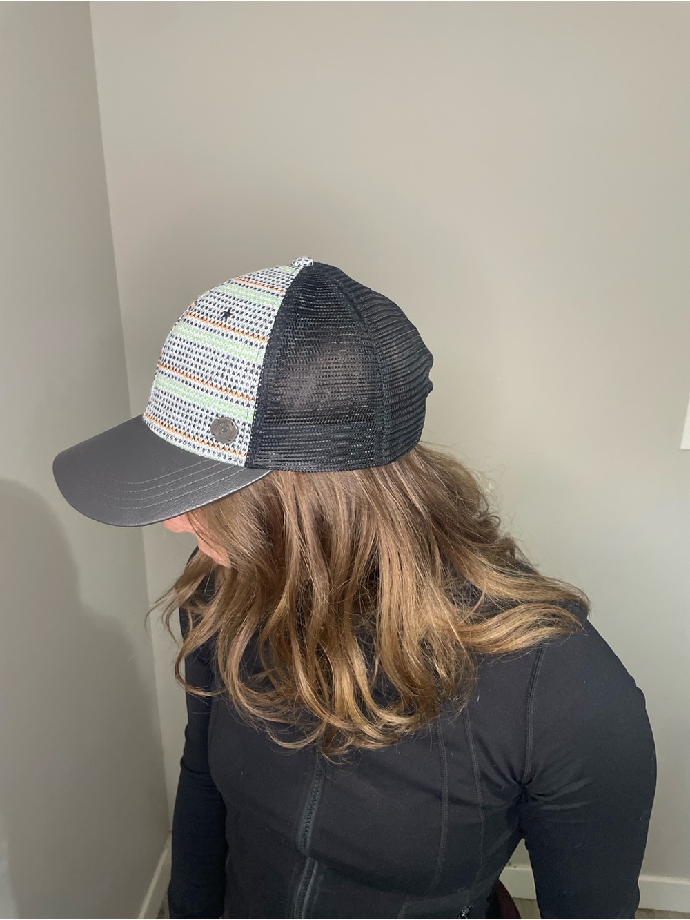 Pistol Mesh Trucker Hat - Woven Pattern